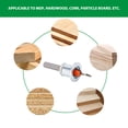 thumbnail image 4 of Adjustable Countersink Bit, Easy Operation Tungsten Steel Alloy Countersink Drill Bit  For Dense Plywood Cork, 4 of 8
