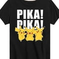 thumbnail image 3 of Pokémon - Pika! Pika! - Youth Short Sleeve Graphic T-Shirt, 3 of 5
