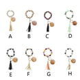 thumbnail image 4 of Guardurnaity llavero moda madera puerta portátil coche borla llavero titular bolso billetera anillo joyería para mujer Ropa, zapatos y accesorios Miscelánea tipo 8, 4 of 6