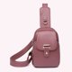thumbnail image 5 of Bolso Bandolera Bolso Cruzado Sencillo Para Mujer, Riñonera, Bolsos De Mensajero A La Moda, Bolsillos En La Cintura Del Pecho, 5 of 5
