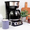 thumbnail image 1 of Total Chef 12-Cup Programmable Drip Coffee Maker with Glass Carafe and LCD Display, Fresh Coffee in Minutes, 1 of 7