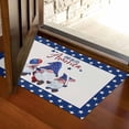 thumbnail image 6 of Independence Day Doormat Gnomes Front Door Mat Welcome Doormat- God Bless America Dwarfs Patriotic USA Flag Entrance Mat Low-Profile Floor Mat for Indoor/ Apartment/ Home/ Office, 18 x 30 Inch, 6 of 6