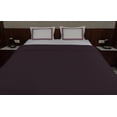 thumbnail image 2 of BedDecor 3PC Luxurious Embroidered Border Duvet Cover Set - Twin/Twin XL Size Bed Comforter Cover Pillowcases Bedding Sets Plum, 2 of 5