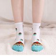 thumbnail image 5 of LOFIR Women's Novelty Casual Ankle Socks Funny Food Cartoon Pattern Colourful Cotton Cute Crew Socks, 5 Pairs, 5 of 7