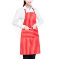 thumbnail image 3 of Wdftyju Delantal de cocina de rayas lisas con bolsillo frontal Chefs Cooking Baking (Rojo) Wdftyju 1du1vb5rn6ds5eg1D02, 3 of 6