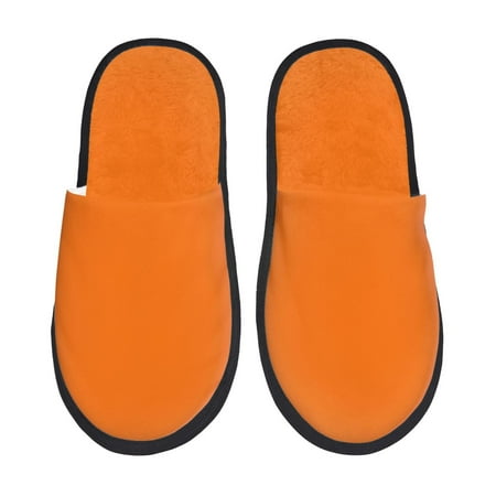 

Slippers for Women/Men - orange Soft Plush Warm Slip-on Slippers House Slippers Indoor House Shoes