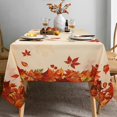 thumbnail image 2 of Fall Tablecloth for Rectangle Tables 60 x 120inch Thanksgiving Tablecloth Waterproof Fall Table Cloths for Dining Room Indoor Outdoor Home Decor, 2 of 5