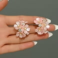 thumbnail image 3 of Sunyuer 14K Gold Plated Little Daisy Earrings Studs for Women Petite Flowers Studs Earrings, 3 of 5
