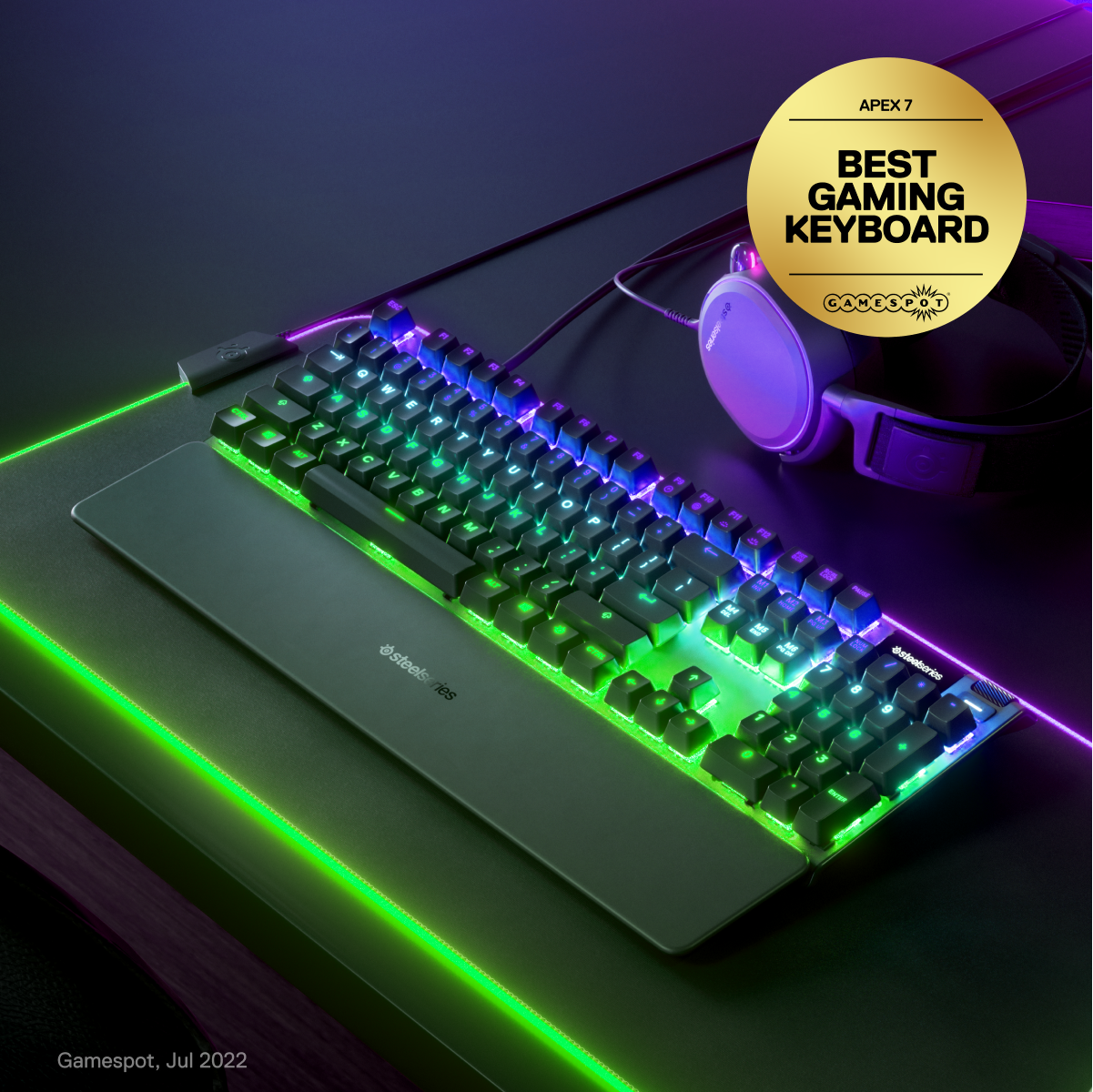 SteelSeries Apex 7 Mechanical Gaming Keyboard photo 3
