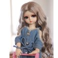 thumbnail image 4 of Vestido de mezclilla 1/3 Vestido de mezclilla Vestido sin mangas para la muñeca Bjd Azul SM SunniMix vestido de mezclilla con traje de muñeca, 4 of 8