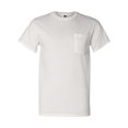 thumbnail image 1 of Fruit of the Loom Hombres 5 oz. Camiseta de algodón pesado con bolsillo HD (3931P) -Blanco -3XL Fruit of the Loom 3930PR, 1 of 1