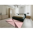 thumbnail image 5 of Ahgly Company Machine Washable Indoor Rectangle Transitional Indian Red Area Rugs, 8' x 12', 5 of 7