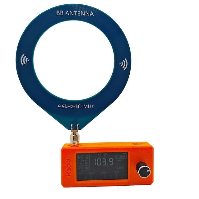 SI4732 9.9-108mhz Radio 1.9inch IPS Screen Pocket Mini Radio with Antenna All Band Radio Receiver HF SW MW VHF Radio