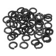 thumbnail image 1 of Uxcell Laveuse à Ressort, M10 Acier Inoxydable 304, 50 Pcs, Noir, 1 of 6