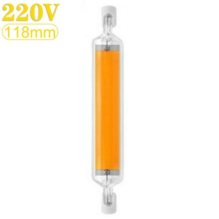 

LED R7S Glass Tube Lamp High Brightness Double Ended Light Replace Halogen Lamp 118mm 220V Warm White