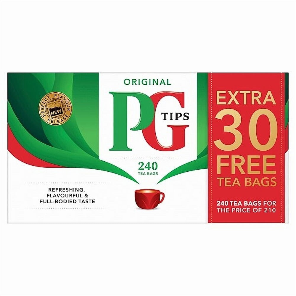 Pg Tips Tea Bags - 240 Count Pack Of 3