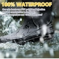 thumbnail image 5 of GAMBE Rain Boots for Men, Waterproof Non-Slip Rubber Mid Calf Boots, Outdoor Garden, Size 11, 5 of 8