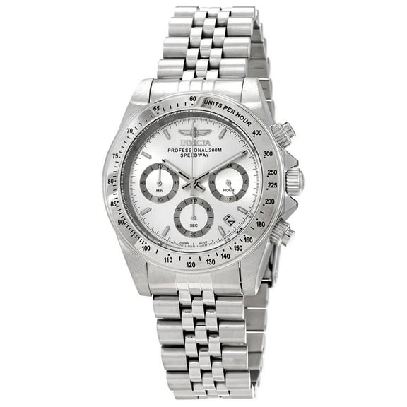 Invicta Speedway Chronograph Quartz Silver Dial Men's Watch 30988