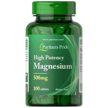 Puritan s Pride Magnesium Tablets  500mg  100 Ct