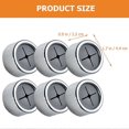 thumbnail image 2 of 6 Pcs Wall Mounted Hooks Tea Towel Holders Wall Mount Towel Hangers Hanging Dish Rag Rack Adhesive Towel Hanger, 2 of 3