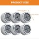 thumbnail image 2 of 6 Pcs Wall Mounted Hooks Tea Towel Holders Wall Mount Towel Hangers Hanging Dish Rag Rack Adhesive Towel Hanger, 2 of 3