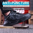 thumbnail image 4 of ywluxe Work Shoes for Men - Non-Slip, Shock-Absorbing (Cushion), Rotary Button, High Breathability, Anti-Impact, Puncture-Proof, Lightweight, Odor-Resistant, 4 of 10