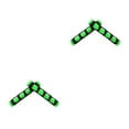 thumbnail image 1 of Guardoinrt 1 Paire Poignée de Guidon Moto Moto Manchon de Poignée Accessoires Automobile Vert 2Ensemble, 1 of 6