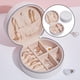 thumbnail image 3 of Mini joyero de viaje para guardar anillos, pendientes y collares. blanco, 3 of 9