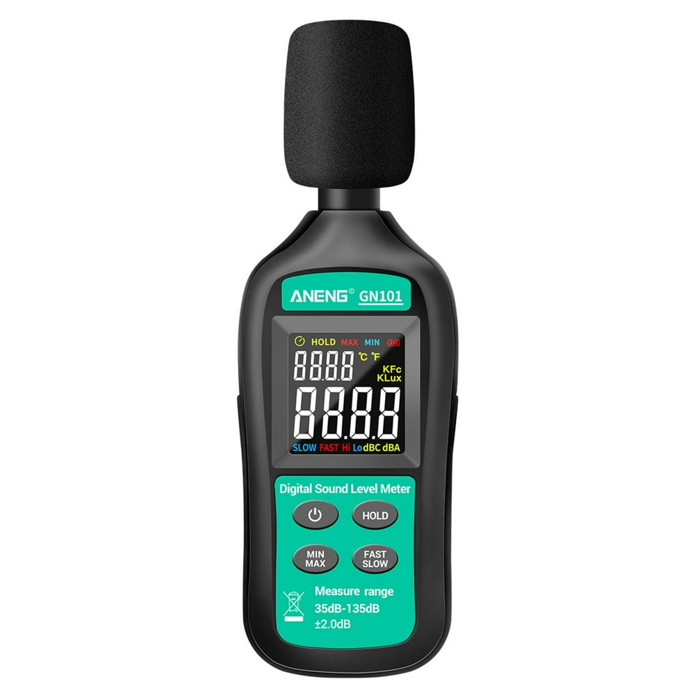 ANENG Digital Noise Meter 35db135db Decibel Meter LCD Display Sound