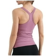 thumbnail image 1 of FAIWAD Womens Ribbed Workout Tank Tops with Built in Bra Sleeveless Summer Tight Basic Athletic Cami Tops, 1 of 4