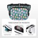 thumbnail image 5 of Fotbe Colorful Easter eggs Cangurera Cuadrada con Estampado de Doble Capa, Bolsa de Cintura Ajustable Mini para Hombres y Mujeres, 5 of 9