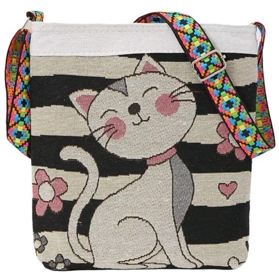 vlrwzc Embroidered Shoulder Bag Boho Ethnic Shoulder Purse Hippie Messenger Bag Tote Handbag Crossbody Bag for Women