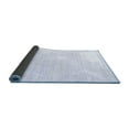 thumbnail image 2 of Ahgly Company Indoor Round Solid Blue Modern Area Rugs, 5' Round, 2 of 4