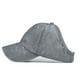 thumbnail image 4 of Qarigey Gorra de béisbol para mujer, gorra deportiva con cola de caballo y ala parasol, hebilla ajustable de poliéster para correr al aire libre, Sombreros Gris Qarigey  AP019033-05, 4 of 6