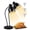 Black, variant on 2-Head Commercial Food Heat Lamp with Rapid Heating Bulbs and Spare Bulb, Gooseneck for Buffet Catering