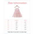 thumbnail image 2 of 4T Baby Girls Dress 5T Girls Sleeveless Dress Flower Print Toddler Girls Summer Floral Dress Suspender Dress Pink, 2 of 11