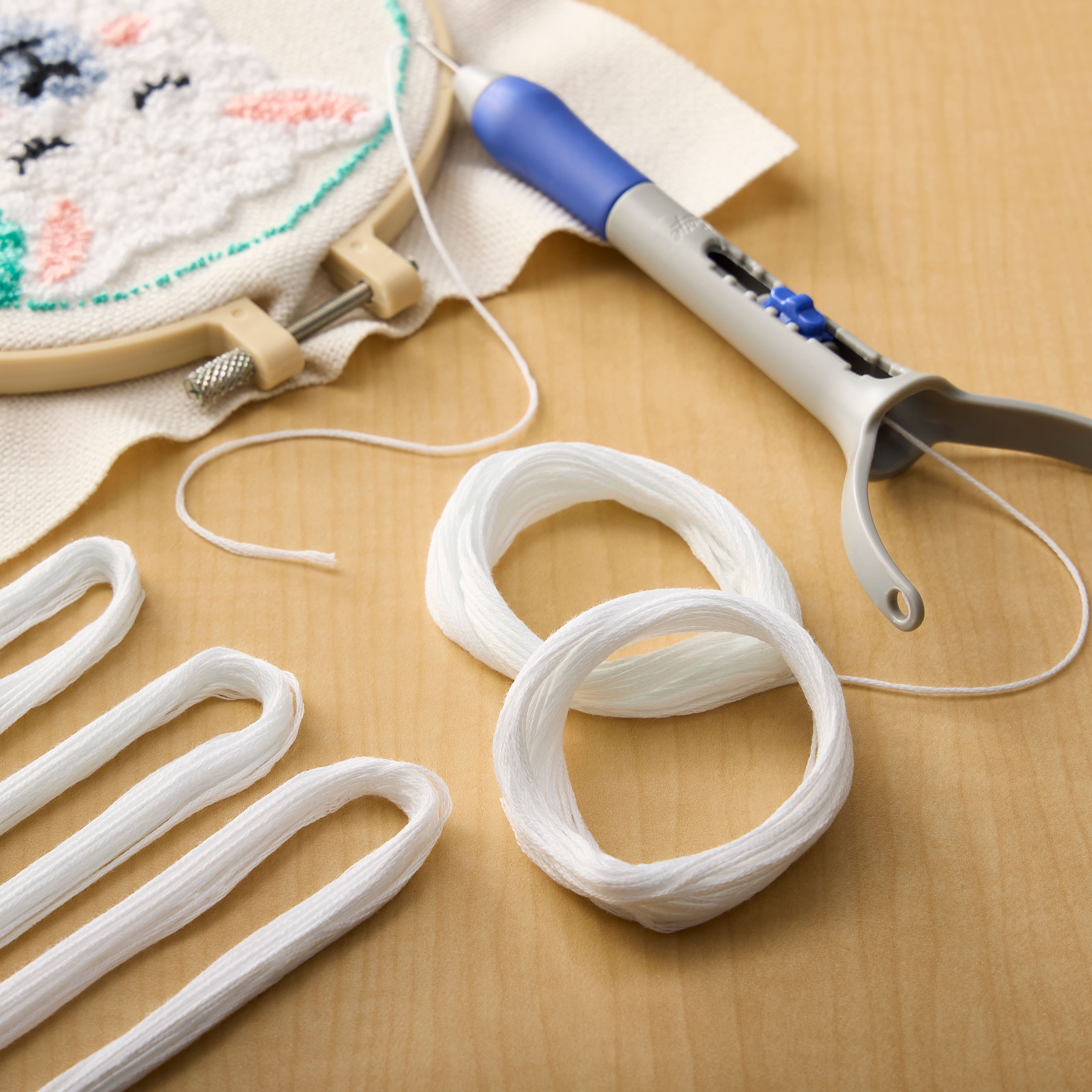 Loops & Threads White Embroidery Floss Pack, 12 Packs: 36 ct. (432 total)