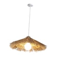 thumbnail image 3 of Lámparas colgantes simples naturales, candelabro E27, lámpara de techo, lámpara colgante tejida a mano para , decoración de cocina Beige Gloria Colgante de luz, 3 of 6
