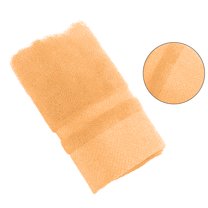 AUQ Wash Gags for Body,Thick Cotton Loop Fabric Face Cloths for Washing Face,Tight Uniform Stitch Design Small Towels,Orange,29.53*13.78*0.39in