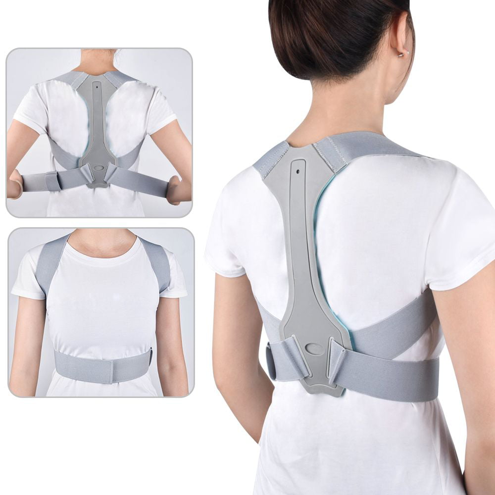 For Men Women Adjustable Posture Corrector Low Back Support Shoulder Brace Belt 