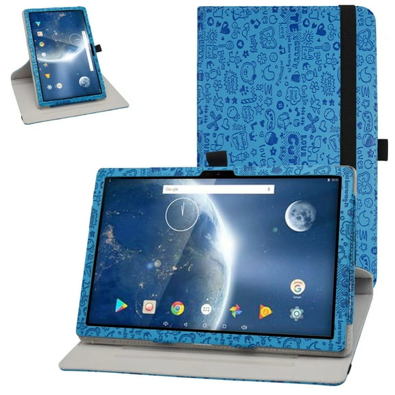 Labanema 10.1" Dragon Touch Notepad 102 /Winnovo P20 Case, 360 Degree Rotary Stand 10.1" Dragon Touch Notepad 102 /Winnovo P20 Cover, Case for 10.1" Dragon Touch Notepad 102 /Winnovo P20 (Blue)