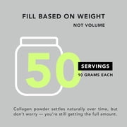 Amandean Marine Collagen Powder, Unflavored, 17.6 Oz | Wild-Caught Hydrolyzed Fish Collagen Peptides | Type 1 & 3 Protein Supplement