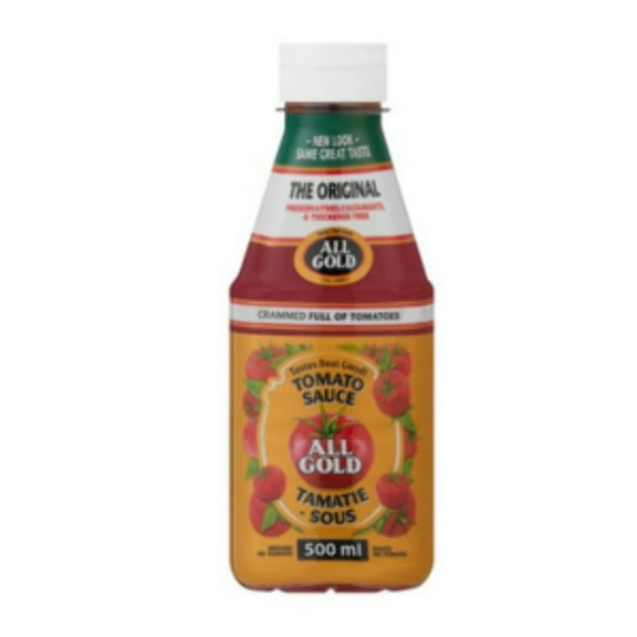 All Gold Tomato Sauce - Original Squeeze 500ml