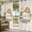 Beige, variant on Animal Family Outdoor Curtains for Patio Waterproof, Grommet Outdoor Privacy Panels, Lions Zebras Giraffes Tropical Palm Green Weatherproof Outside Curtains for Porch/Cabana 54"Wx108"L, 2 Panel