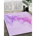 thumbnail image 2 of Ahgly Company Indoor Rectangle Patterned Heliotrope Purple Area Rugs, 5' x 8', 2 of 6