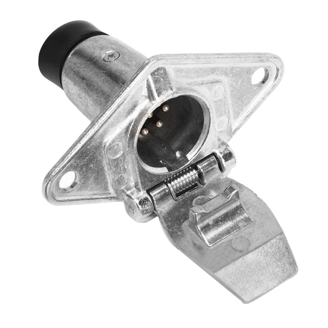7 Pin Trailer Connector, Strong Strength Wide Application Easy To Install Trailer Wiring Adapter For RV