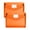 Orange, variant on 2 PCS File Folders,Transparent Document Folders Plastic Envelopes,Envelopes File Envelopes with Label Pocket and Snap Button for Home Work Office Organization,14.57x11.02 inch (Khaki)