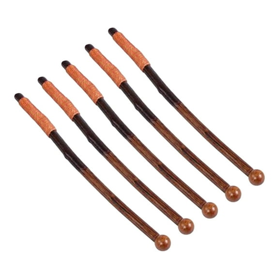 Sensethe 5Pcs 20CM Wood Stirring Rod Cocktail Stir Wooden Coffee Mixing Spoons for Coffee Tea