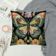 thumbnail image 2 of COMIO Tropical Flowers Butterfies Pillows Cover Nordic Style Throw Pillow Covers Moon Phase Pillowcase Cushion Case BohTropical Leaves Pillow for Couch Sofa Home Office Butterfly Gift, 2 of 5