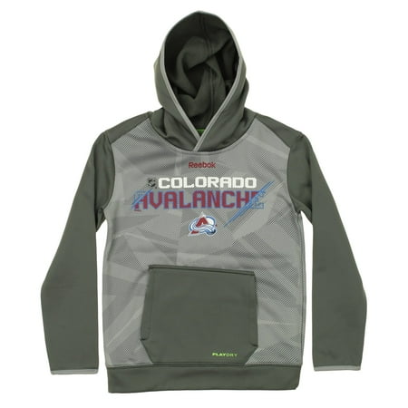Avalanche Pullover - Reebok NHL Youth Colorado Avalanche Center Ice Forecheck TNT Pullover Hoodie
